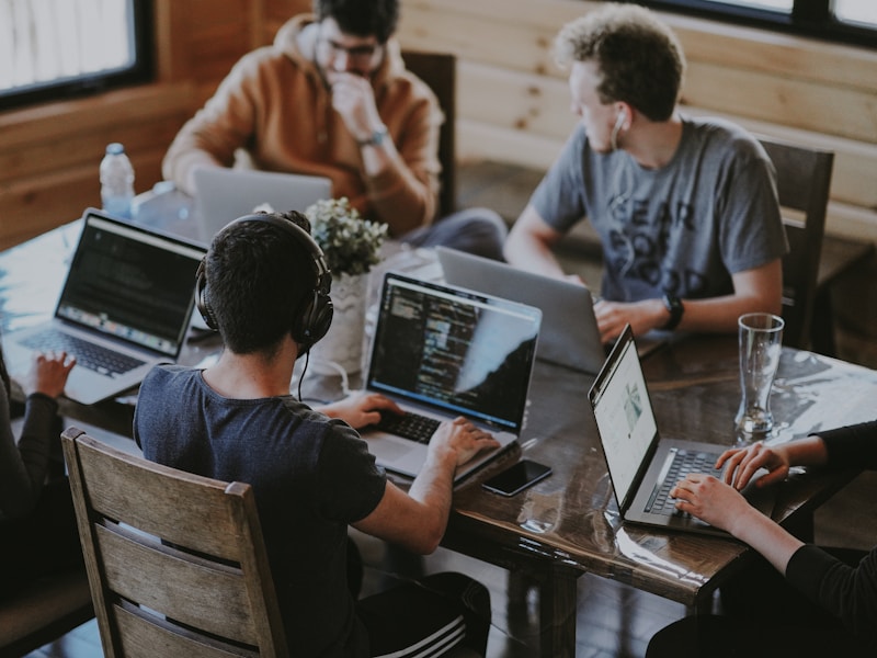 Professional team collaboration